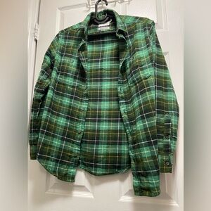 Green Plaid Men's Jacket